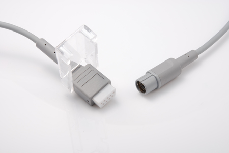 7 pin custom shielded connector and 9 pin D-Sub female lockable connector