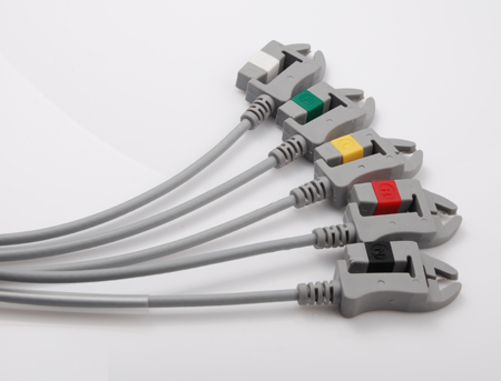 ECG Clip, Lead Wires Clip With Color Codes